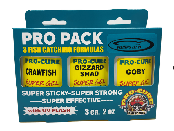 3 PACK FISHING 411 BASS PRO PACK