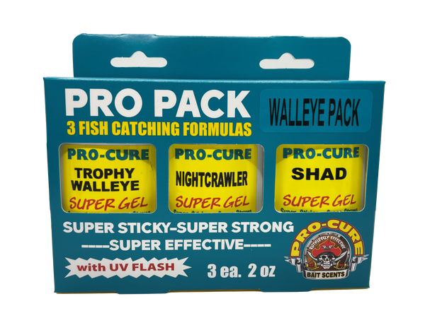 3 PACK WALLEYE PRO PACK