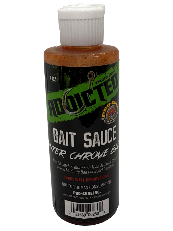 ADDICTED WINTER CHROME BLEND BAIT SAUCE 4oz.