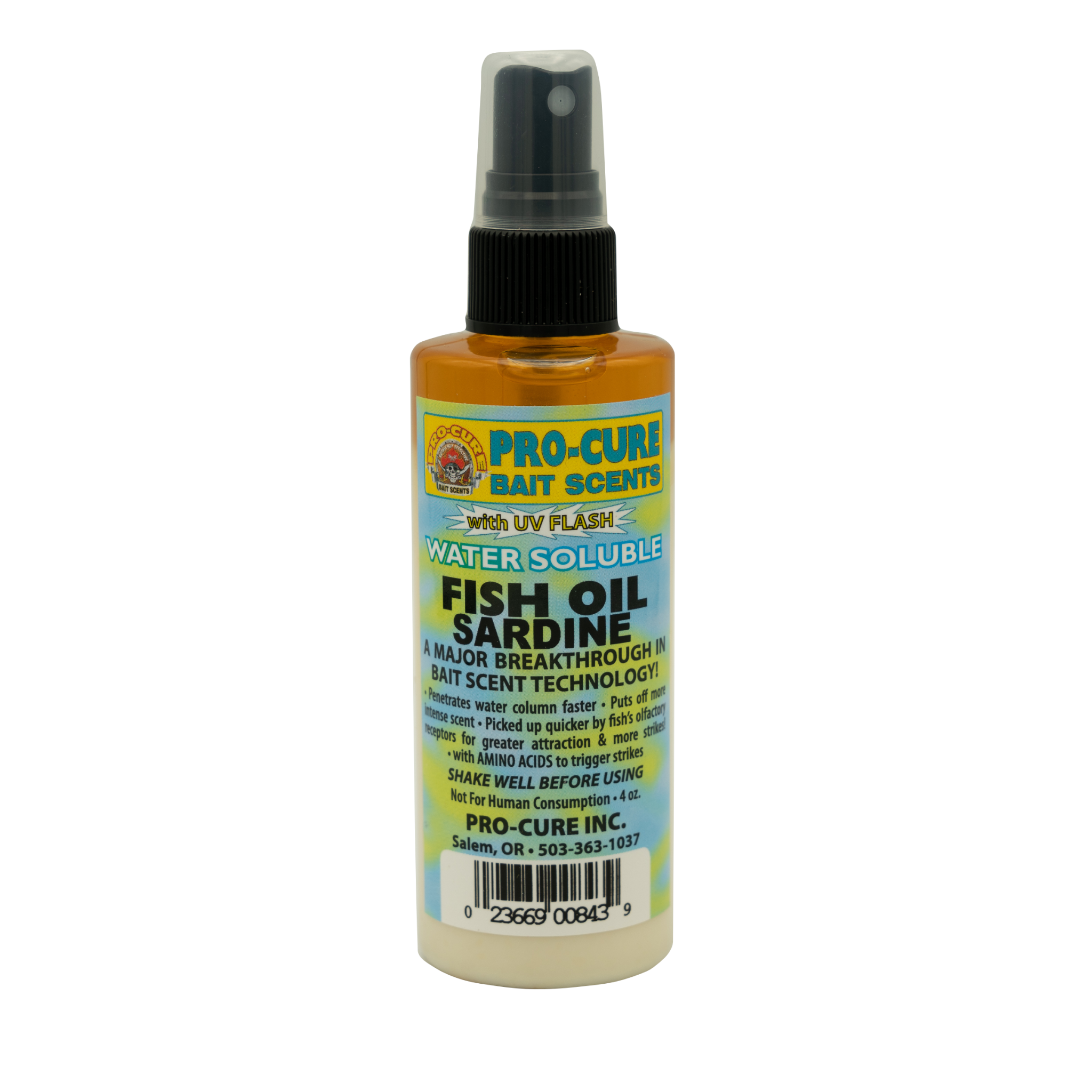 Pro-Cure Sand Shrimp Water Soluble Fish Oil, 4 Ounce