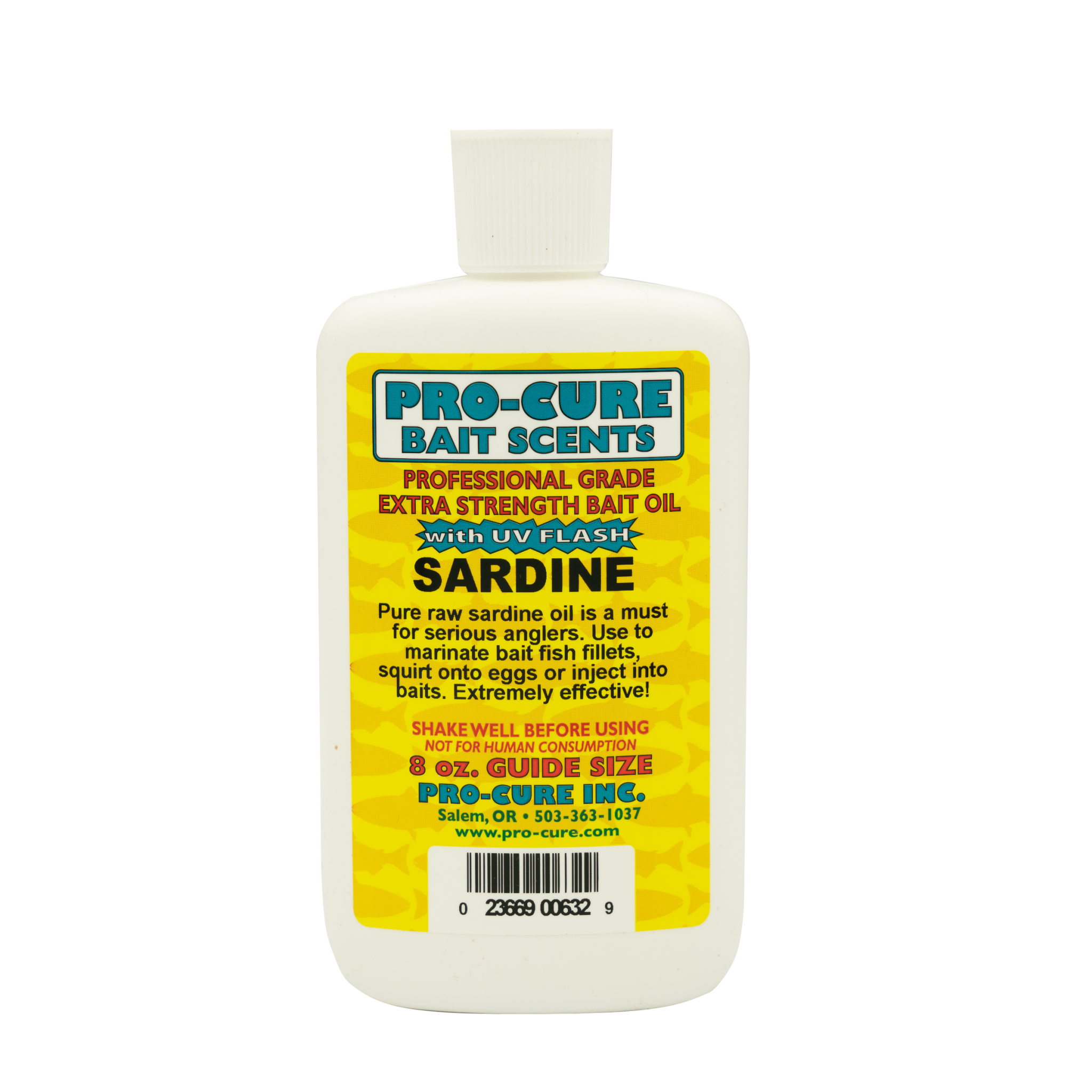 2oz Bottle of Pro-Cure Pure UV Liquid Fishing Lure And Bait Scent